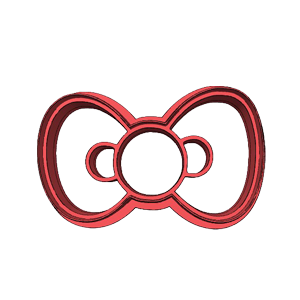 Hello Kitty Bow Cookie Cutter