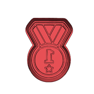 Soccer Medal Cookie Cutter