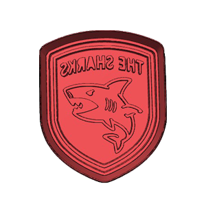 Sharks Badge Cookie Cutter