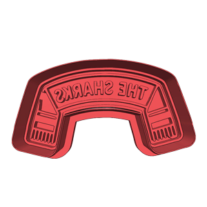 Sharks Scarf Cookie Cutter