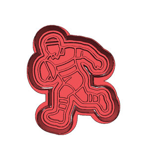 Rugby Player Cookie Cutter