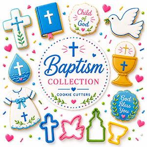 Baptism Cookie Cutters