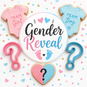 Gender Reveal Cookie Cutters