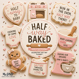 Half Way Baked Cookie Cutters