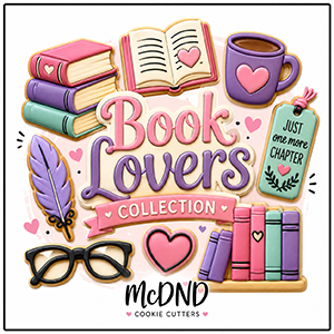 Book Lover Cookie Cutters