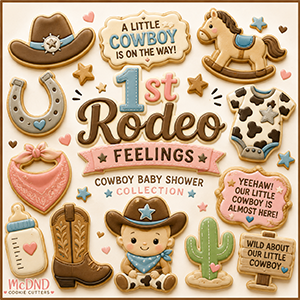 My First Rodeo Cookie Cutters