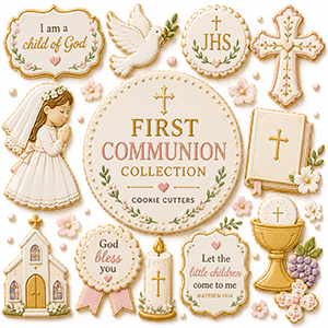 First Communion Cookie Cutters