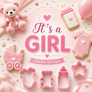 It's A Girl Cookie Cutters