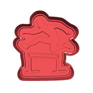 Hurdles Cookie Cutter