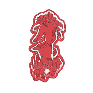 Mom and Baby Hand Holding Cookie Cutter