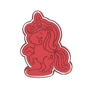 Standing Unicorn Cookie Cutter