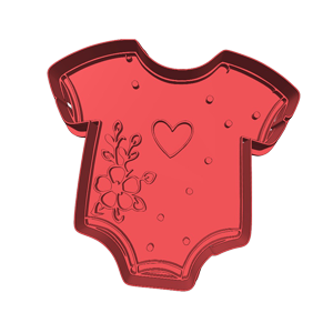 Floral Babygrow Cookie Cutter