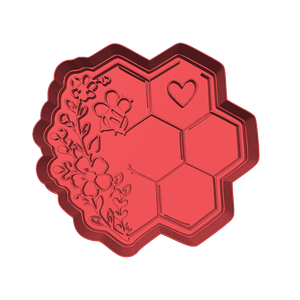 Floral Honeycomb Cookie Cutter