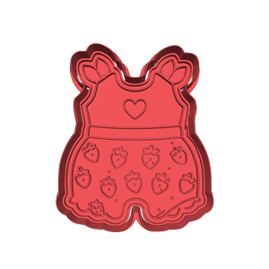 Berry Romper Cookie Cutter