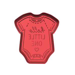 Hello Little One Romper Cookie Cutter