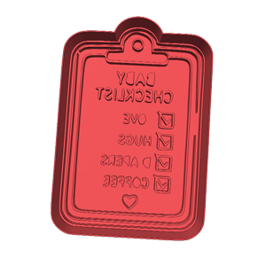 Baby Checklist Cookie Cutter