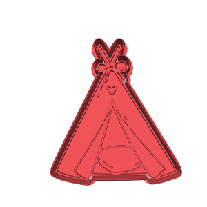 TP Tent Cookie Cutter