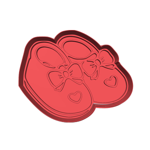 Bow Shoes Cookie Cutter