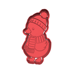 Goose with Scarf Cookie cutter