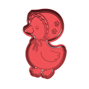 Bonnet Goose Cookie Cutter