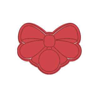Bow Rattle Cookie Cutter