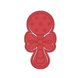Round Rattle Cookie Cutter