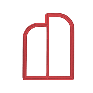 Double Arch Cookie Cutter