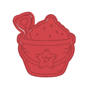 Sand Bucket Cookie Cutter