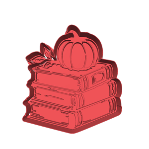 Books with Pumpkin Cookie Cutter