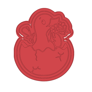 Hatching Goose Cookie Cutter
