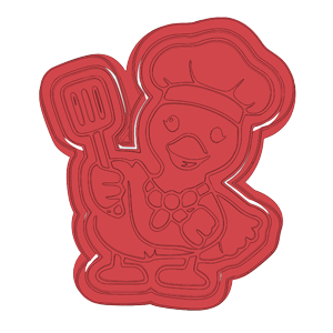 Cooking Goose Cookie Cutter
