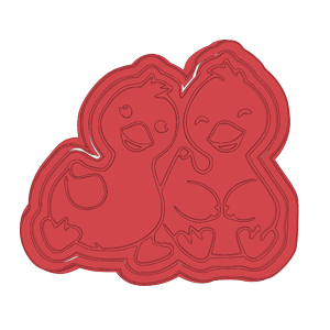 Twin Geese Cookie Cutter