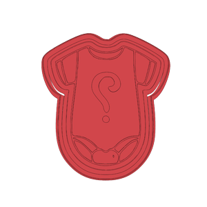 Gender Reveal Babygrow Cookie Cutter