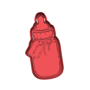 Fancy Bottle Cookie Cutter