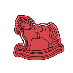 Rocking Horse Cookie Cutter