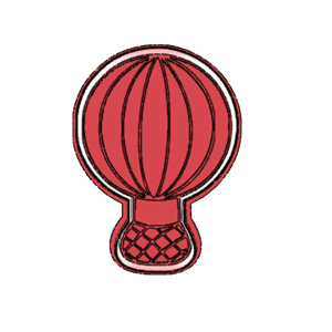 Air Balloon Cookie Cutter