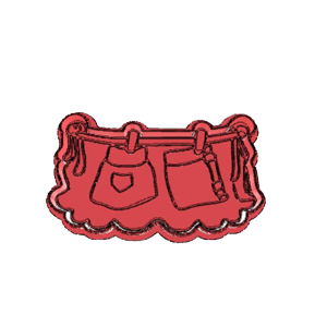 Washing Line Cookie Cutter
