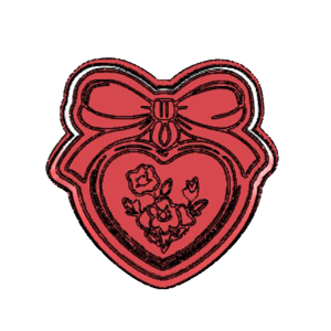Heart Pendant Cookie Cutter