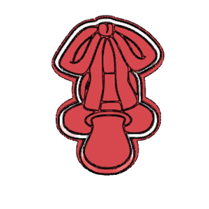 Bow Dummy Cookie Cutter