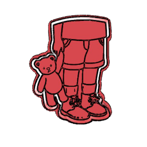 Boy With Bear Cookie Cutter