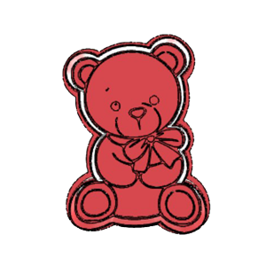 Sitting Bear Cookie Cutter
