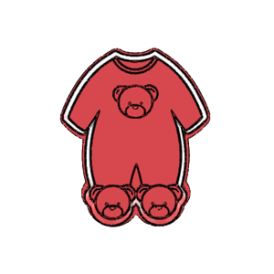 Bear Babygrow Cookie Cutter