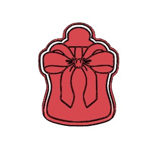 Bow Bottle Cookie Cutter