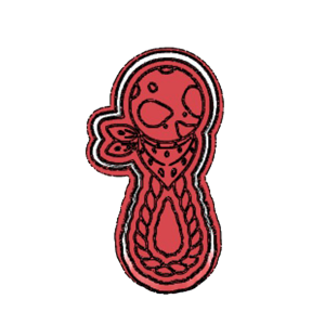 Cowboy Rattle Cookie Cutter