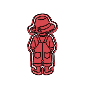 Farming Boy Cookie Cutter