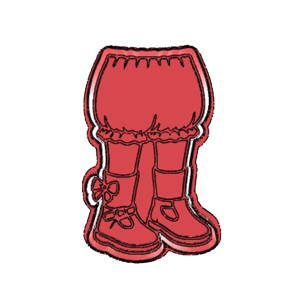Boy Legs Cookie Cutter