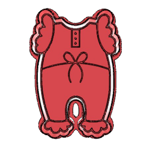 Romper Cookie Cutter