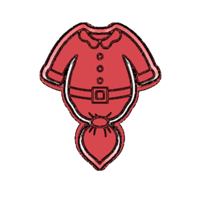 Christmas Babygrow Cookie Cutter