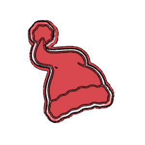 Baby Christmas Hat Cookie Cutter