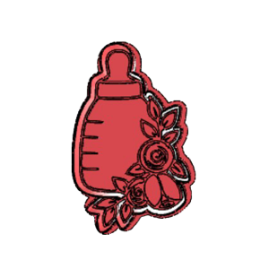 Leavy Bottle Cookie Cutter